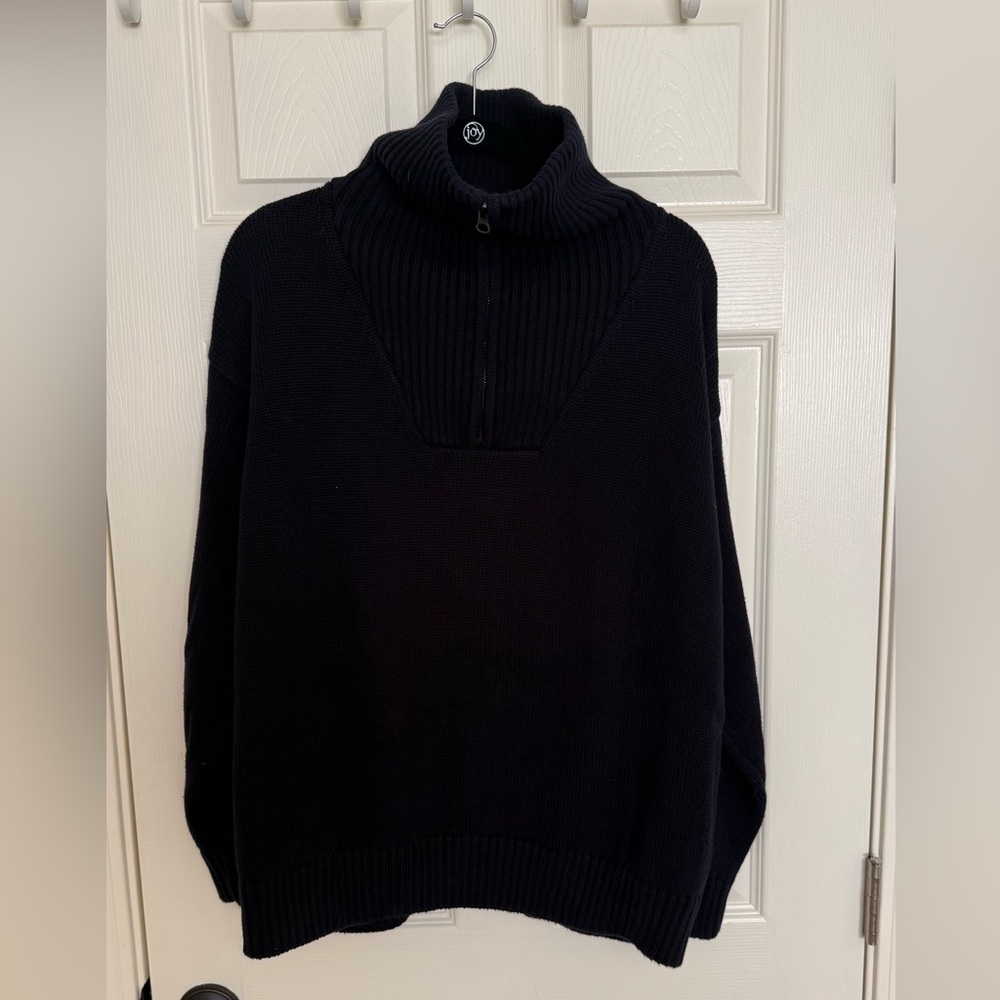 Zara Heavy Knit Zip Sweater - Picture 4 of 8